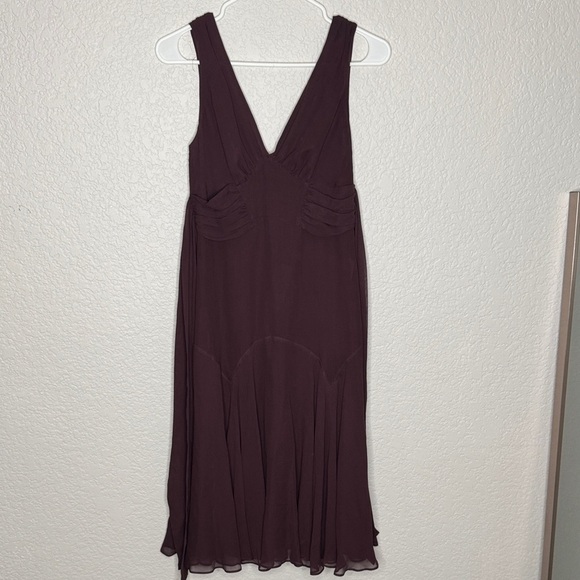Ted Baker 100% Silk Midi Dress Wedding Formal Party Jewel Tone Romantic Elegance - Picture 2 of 8